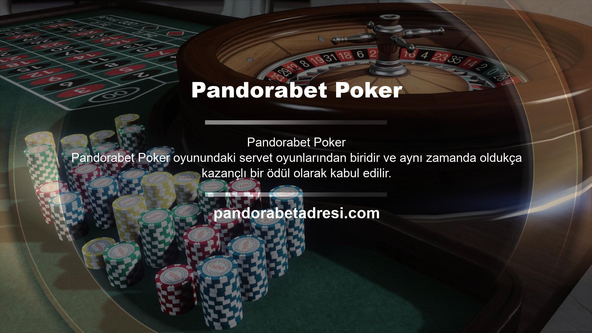 Bu bağlamda, bahisçiler makul miktarda para kazanmaya çalışırken Pandorabet Games bahis sitesi aracılığıyla poker oyunlarına erişirler