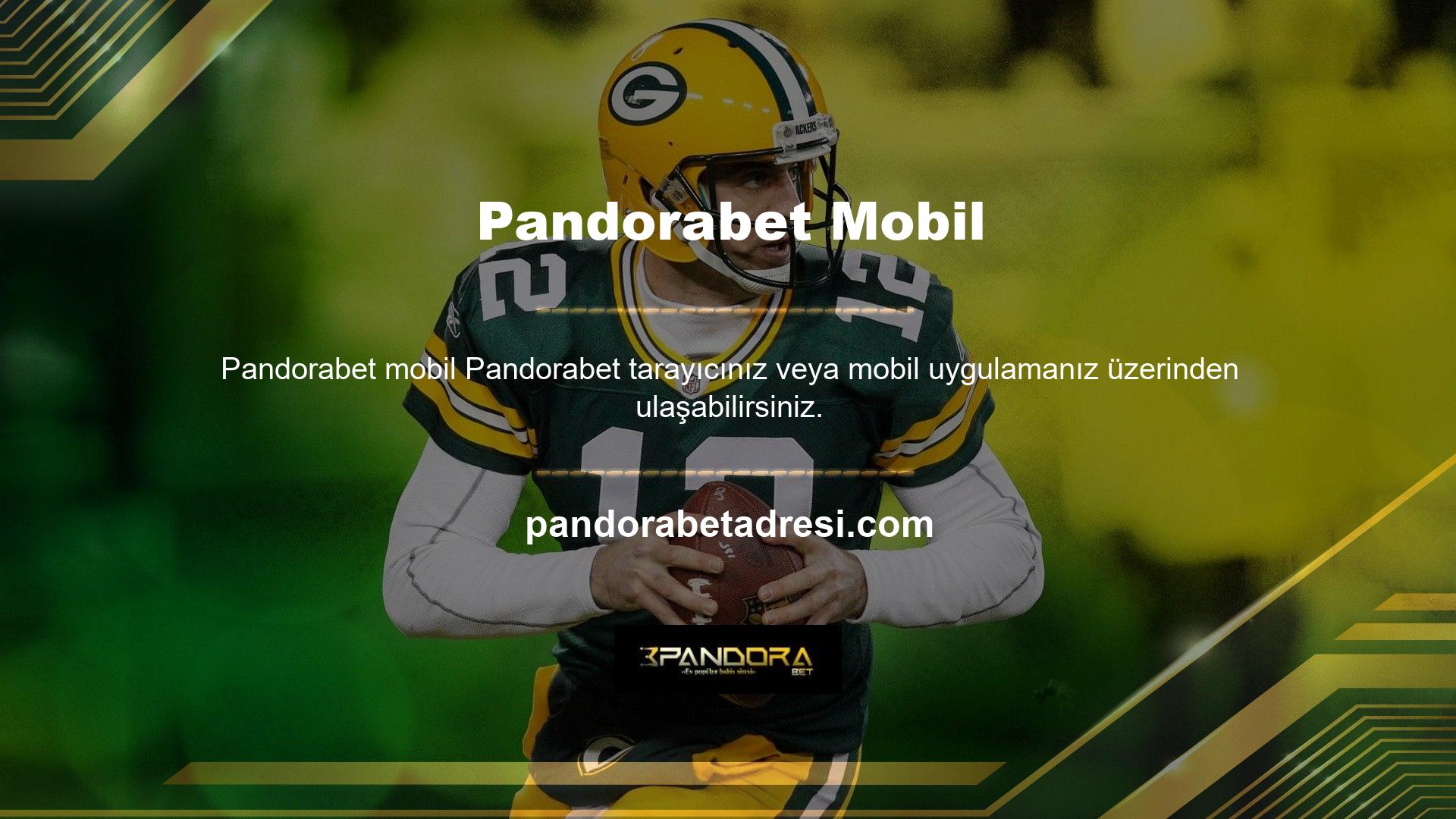 Oyuncular genellikle hızlı ve kaliteli olan Pandorabet mobil giriş uygulamasını kullanıyor